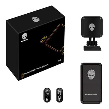 AlienRider M7 Motorcycle BSD Blind Spot Detection System,77G Millimeter-Wave Radar,Blind Spot Radar Warning System,LCA Lane Change Assistance,RCW Rear Collision Warning,All-Weather Safety Protection