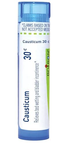 Boiron Causticum 30C for Bed-Wetting & Bladder Incontinence - 80 Pellets