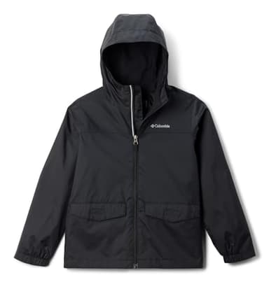 Columbia Youth Boys Toddler Rain-Zilla II Rain Jacket, Black, 3T