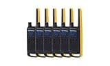 Motorola Talkabout T470 Two Way Radio 6-Pack Walkie Talkies Black/Yellow 22 Channels License Free