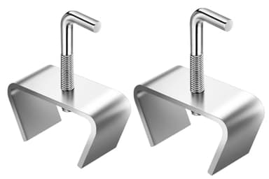 New Rooms Direct Bed Frame 1 1/2 in Rail Clamp, Heavy Duty Zinc Plated, 2 Pack