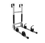 Camco RV Ladder Mount Bike Rack - Easily Holds 2 Bikes & Folds for Convenient RV Storage - Max Weight Capacity of 60 lbs - Designed w/Heavy Duty Steel (51492)