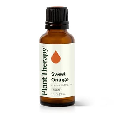 Plant Therapy Sweet Orange Essential Oil 100% Pure, Undiluted, Natural Aromatherapy, Therapeutic Grade 30 mL (1 oz)