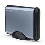 GODO SAS to USB 3.0 Hard Drive Adapter,SAS/SATA Hard Drive Enclosure Reader Docking Station for 3.5 inch HDD SSD with 12V/3A Power Adapter,Support up to 20TB and UASP Tool Free