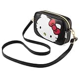 Hello Kitty Girls Handbag, Shoulder Bag with Adjustable Strap - Gifts for Girls (Black)