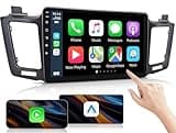 (4+32G) 5G WiFi Car Radio Stereo for Toyota RAV4 2013-2018: Touch Screen 10 Inches with Carplay/Android Auto 1280 * 800 Android 13 Bluetooth WiFi GPS Navigation USB FM DSP Backup Camera