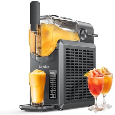 Slushie Machine, No Ice Needed, INOVIVA 72 oz Frozen Drink Maker for Home with Self-Cleaning, 5 Preset Programs, Frozen Margaritas, Frappés, Milkshake, and More, (2025 Version)