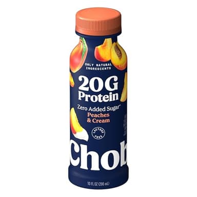 Chobani® 20g Lowfat Greek Yogurt Drink Peaches & Cream 10 fl oz