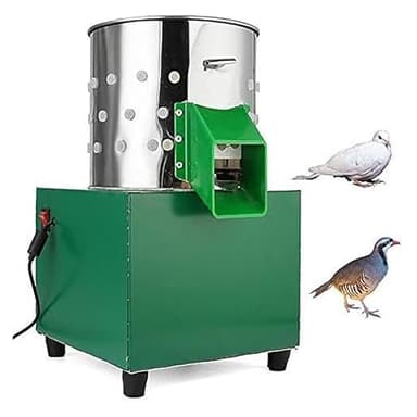 Chicken Plucker Machine Poultry Defeathering Machine,Poultry Plucker Machine,Feather Remover Poultry Machine,Automatic Chicken Plucker Machine for Poultry Chicken,Bird, Duck, Turkey,Quail,Farming
