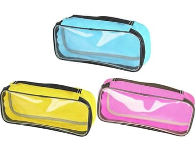 Travel Bag for Lifevac Home Kit Travel Kit First Aid Kit Accessory Pouches - Zippered Bag/Transparent Window - Set of 3