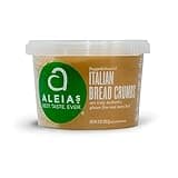 ALEIA’S BEST. TASTE. EVER. Italian Bread Crumbs – 13 oz / 1 Pack - Authentic Taste, Breading for Gluten Free Recipes, Certified Gluten Free, Non-GMO, Dairy Free, Low Sodium, Kosher