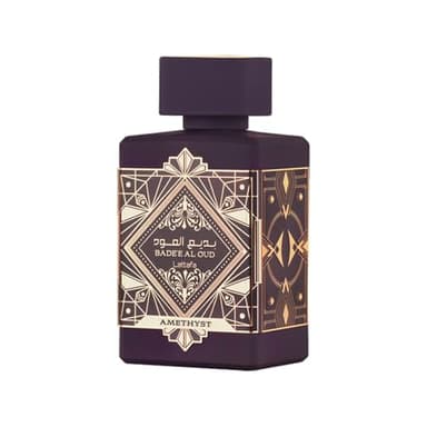 Lattafa Bade'e Al Oud Amethyst for Unisex Eau de Parfum Spray, 3.4 Ounce / 100 Ml
