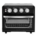 Cuisinart Air Fryer + Convection Toaster Oven, 8-1 Oven with Bake, Grill, Broil & Warm Options, Stainless Steel, TOA-70 (Matte Black)