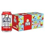 Polar Seltzer Water Cranberry Lime, 12 fl oz cans, 8pk