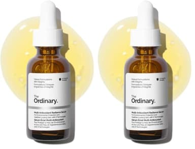 The Ordinary Multi-Antioxidant Radiance Serum, Vitamin C Serum For Face, Brighten & Protect Skin – Boosts Glow & Shields Against Environmental Stressors, 1 Fl Oz (Pack of 2)