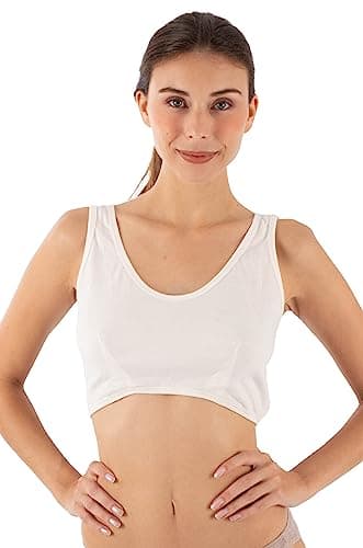 Cottonique Hypoallergenic Organic Cotton Bra Liner for Women with Skin Allergies and Sensitive Skin