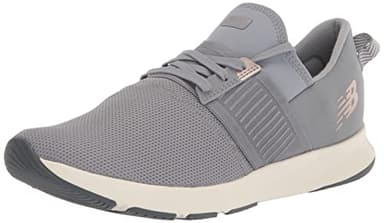 New Balance Women's Dynasoft Nergize V3 Cross Trainer, Grey/Off-White, 5.5