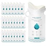 OUMEE 8/12/20/23/28 Pcs Emergency Disposable Urinal Bags, 700 ML Camping Pee Bags Unisex Urine Bag Vomit Bag for Travel Traffic Jam Portable Toilet Bag for Men Women (12)