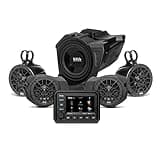 BOSS Audio Systems BPRZR5 ATV Stereo System - Touchscreen Radio Receiver Head Unit, 5 Full Range Speakers, for Polaris RZR 2014-2023 900, 1000, Turbo & XP 1000 Models, Bluetooth, No CD Player