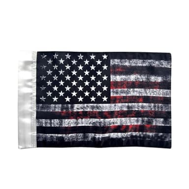 Motorcycle Flag 6x9,Antique American Flag,Double-sided Double Sewing Motorcycle USA Flag Antique US Flag Accommodates UP to a 3/8" Diameter Pole