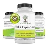Simply Natures Pure Alpha Lipoic Acid 600mg 120 Veggie Capsules, Non-GMO Thioctic Acid 4 Month Supply