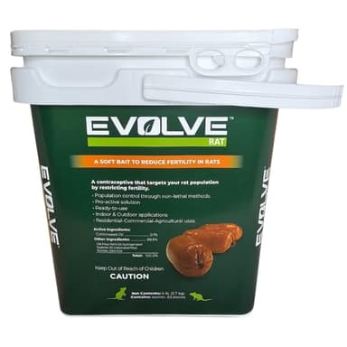 Evolve Rat Birth Control Soft Bait Sausages – 6 lbs | Scientifically Proven Rat Population Control | Not a Poison, Long-Term Population Management