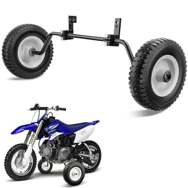 Dirt Bike Training Wheels, Universal Compatible with Razor MX125 MX350 MX400 MX500, PW50,Honda XR50 CRF50 Z50 Z50R, TTR50,50cc 49cc Kids' Dirt Bike Training Wheels, Easy to Install Black