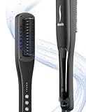 Hair Straightener Brush,Venxis Straightening Comb with Steam, 3 Temp Settings & 20s Fast Heating, 120 Voltage&30-Minute Auto Shut-Off, Steam Design for Hair Treatment