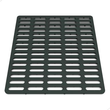 VELOVYO Sink Protector Mat, Kitchen Sink Protector, Silicone Mat, Dishwasher Safe, No Odor, Elevated Feet, 12.2” x 11.34”