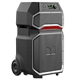Monster Rockin' Roller X Indoor/Outdoor Portable Bluetooth Speaker | Powerful 1000W, 15” Subwoofer | All Terrain Wheels, Weather Resistant, Dual Mic & Guitar Inputs, TWS Pairing, App Control