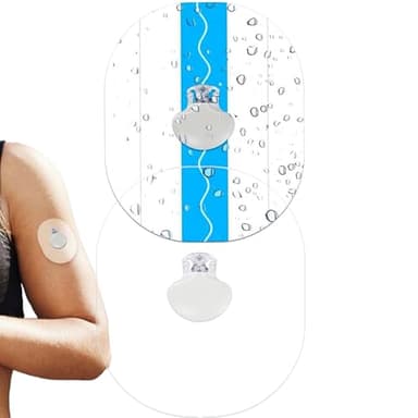 40 Pack for Medtronic Sensor Patches,Waterproof Guardian 3/4 Sensor Cover Patch,Easy to Use Pre-Cut CGM Sensor Patch Protect Your Sensor Continuously for 7 Days Long Stay,Glucose Monitor Protect Cover