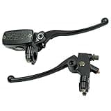 Feiteplus Universal Motorcycle 7/8" 22mm Handlebar Brake Master Cylinder Clutch Lever Left & Right Set