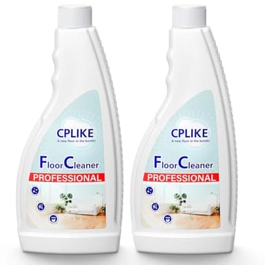 CPLIKE Floor Cleaning Solution for Mops, Compatible with Roborock (Qrevo/Q7/Q10/Saros 10R) and Other Brand Robot Vacuum and Mop Cleaner, Tea Tree Scent, 16.23 fl oz, Pack of 2