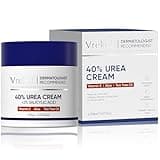 VREKEF Urea Cream 40 Percent for Feet Maximum Strength, Urea Cream 40% Plus Salicylic Acid 2%, Foot & Hand Cream for Dry Cracked