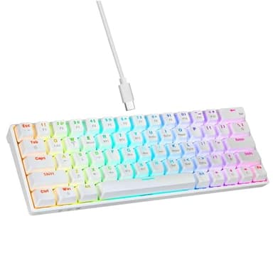 T30 PRO Wireless RGB Gaming Keyboard for Alienware - x16 FHD+ 480Hz Gaming Laptop, BT/2.4Ghz Tri-Mode Wireless Mechanical Keyboard w/No-Lag Connection, Hot-Swap Linear Quiet Red Switch
