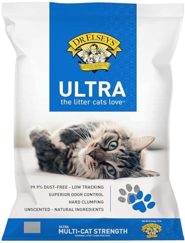 Dr. Elsey's Ultra Unscented Clumping Clay Cat Litter 18 lb Bag