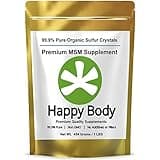 Organic Sulfur Crystals - 99% Pure MSM Crystals, Premium MSM Supplement - Excellent Quality and Absorption. 1 LB Pack.