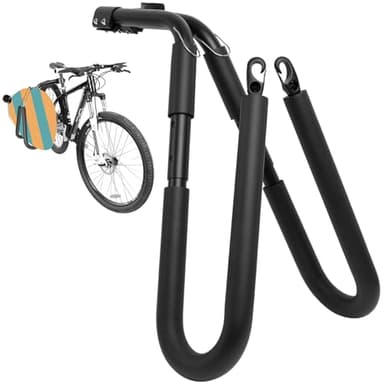 Surfboard Bike Rack, Adjustable Bike Surfboard Carrier Bracket, Compatible with Short Boards, Boogie Boards, Snowboards