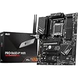 MSI PRO B650-P WiFi ProSeries Motherboard (AMD AM5, ATX, DDR5, PCIe 4.0, M.2, SATA 6Gb/s, USB 3.2 Gen 2, HDMI/DP, Wi-Fi 6E, AMD Ryzen 7000 Series Desktop Processors)