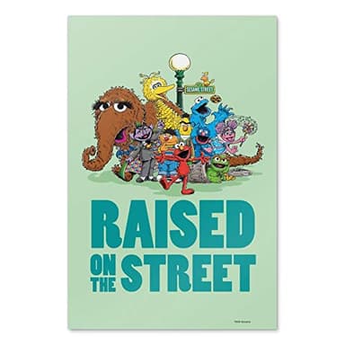 GRAPHICS & MORE Sesame Street Raised on The Street Wall Art Picture Paper Poster Décor Home Decoration