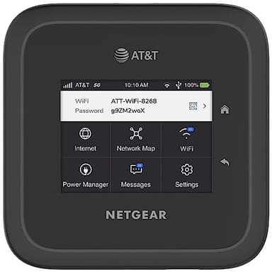 NETGEAR Nighthawk M6 Pro Mobile Hotspot 5G mmWave, 8Gbps, Unlocked, AT&T & T-Mobile, International Roaming, Portable WiFi Device for Travel, 5G Modem Wireless Router (MR6500) (Renewed)