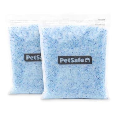 PetSafe ScoopFree Premium Crystal Cat Litter - Outperforms Clay Litter - Refill Packs - Reusable Tray Compatible - Fresh Scent - 4.3 lb Bags - 2 Pack