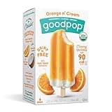 Goodpop, Pop Orange And Cream 4 Count Organic, 10 Fl Oz