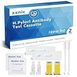 H Pylori Test Kit, 2 Pack H Pylori Test at Home, 10-15 Minutes of Quick Home Testing, Highly Accurate, Easy to Use & Read Helicobacter Pylori Test