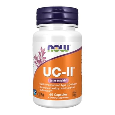 NOW Foods Supplements, UC-II Type II Collagen with Undenatured Type II Collagen, 60 Veg Capsules