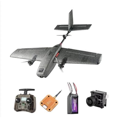 Kafoopolly HEEWING Ranger T1 VTOL RC Aircraft, 2.4G EPP Vertical Takeoff and Landing Fixed-Wing Plane with FPV Camera Mount and Flight Controller, Gift for Adult (RTF Version/No Battery)