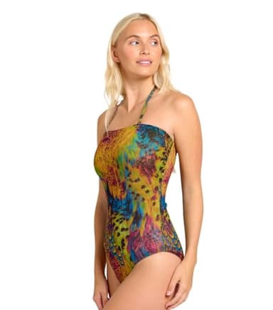 Kiniki Amalfi Tan Through Tube Swimsuit Womens Swimwear Multicolored 12, Multicolored