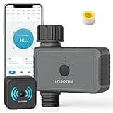 WiFi Sprinkler Timer, WiFi Water Timer for Garden, Smart Hose Timer with WiFi Hub Support 2.4GHz, App/Voice Control Work with Alexa & Google Assistant, Rain Delay & Manual Watering,for Yard Lawn Plant