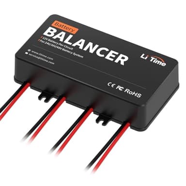 LiTime 48V Battery Equalizer, Active Balancer for 24V/36V/48V Bank, Supports for LiFePO4, Lead Acid, Gel, FLA, SLA Battery, Perfect for Home, RV, Solar, Trolling Motor, Off Grid
