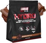 Labrada Hydro 100% Pure Hydrolyzed Whey Protein Isolate Powder, Lactose Free, Glutamine, Fastest Digesting Whey Available, Instant Mixing, Delicious Taste 47 Servings 4lb (Chocolate)